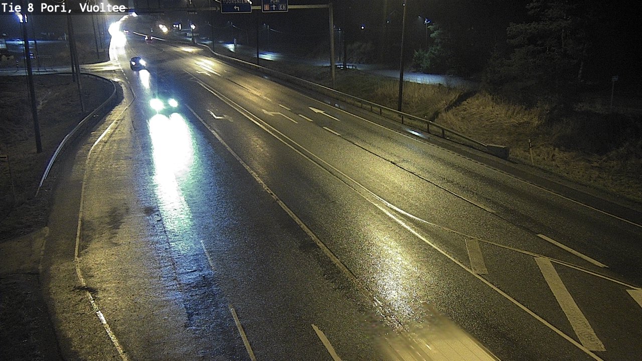 Weather Camera Image Road 8 Pori, Vuoltee, Pori, Satakunta