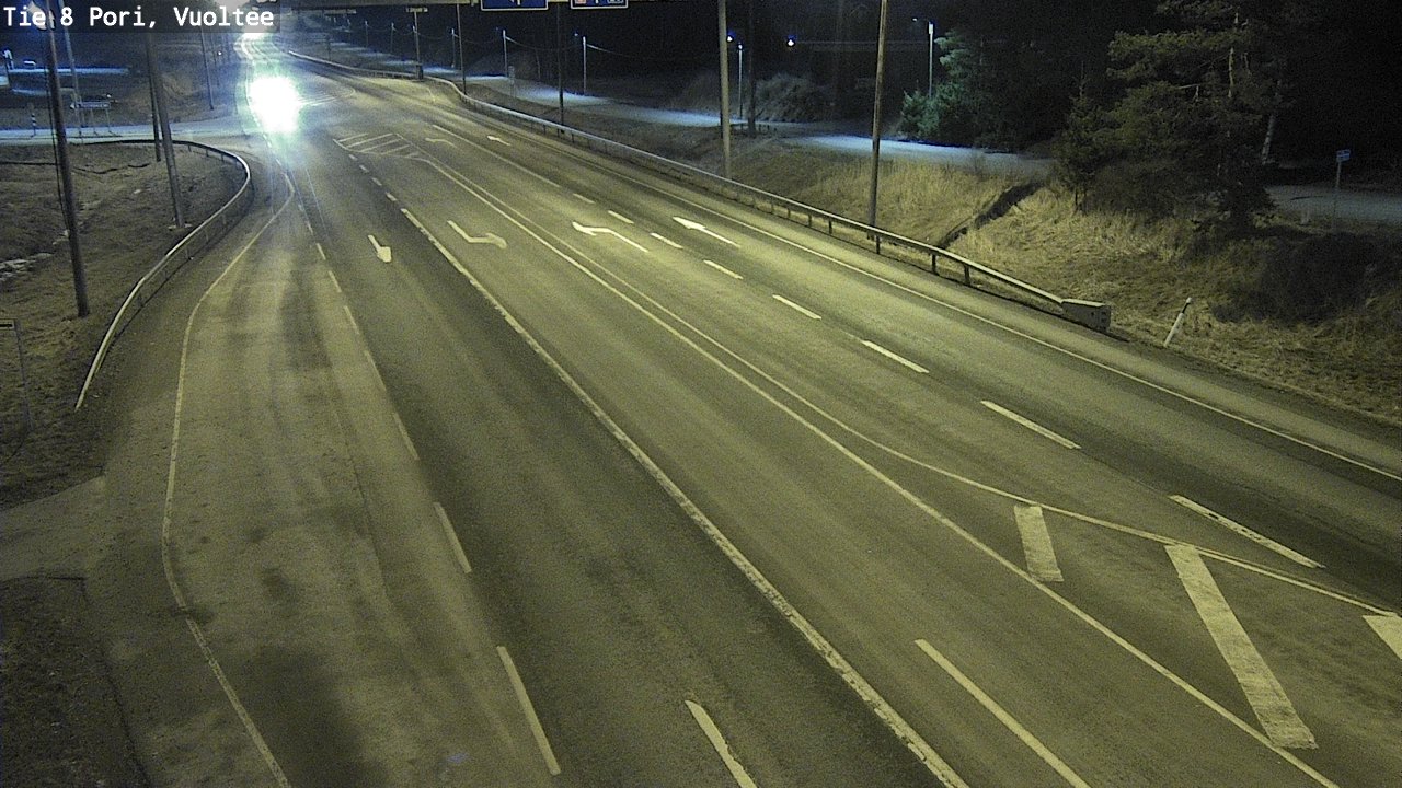 Weather Camera Image Väg 8 Björneborg, Vuoltee, Pori, Satakunta