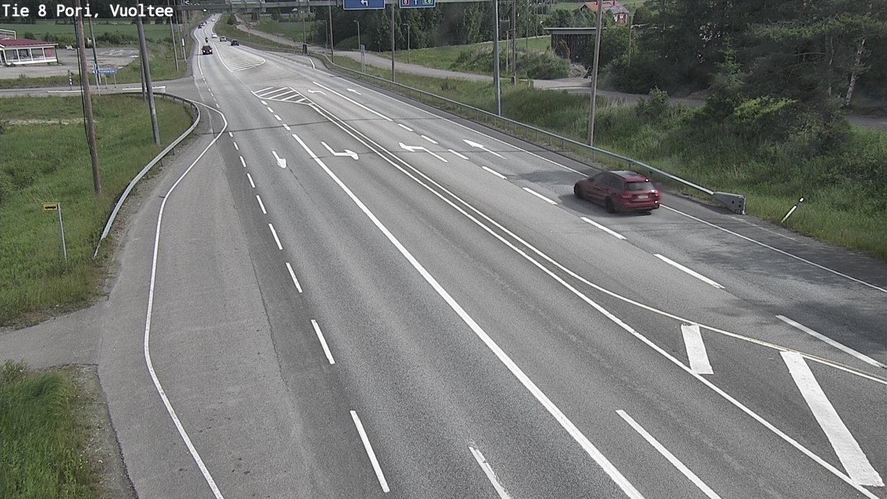 Weather Camera Image Väg 8 Björneborg, Vuoltee, Pori, Satakunta