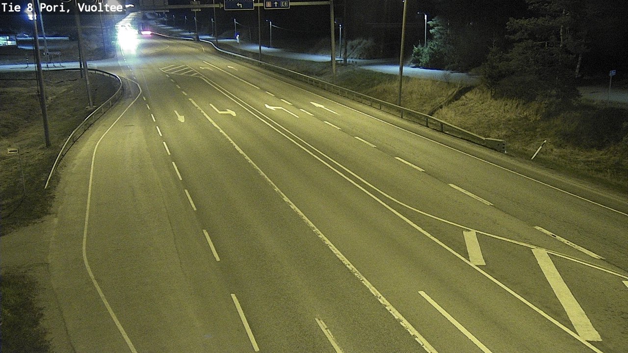 Weather Camera Image Väg 8 Björneborg, Vuoltee, Pori, Satakunta