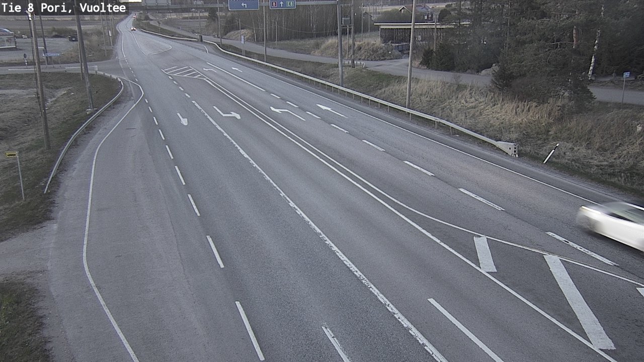 Weather Camera Image Väg 8 Björneborg, Vuoltee, Pori, Satakunta