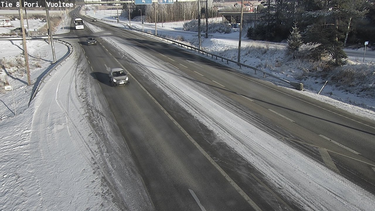 Weather Camera Image Road 8 Pori, Vuoltee, Pori, Satakunta