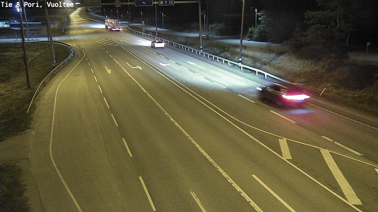 Weather Camera Image Väg 8 Björneborg, Vuoltee, Pori, Satakunta