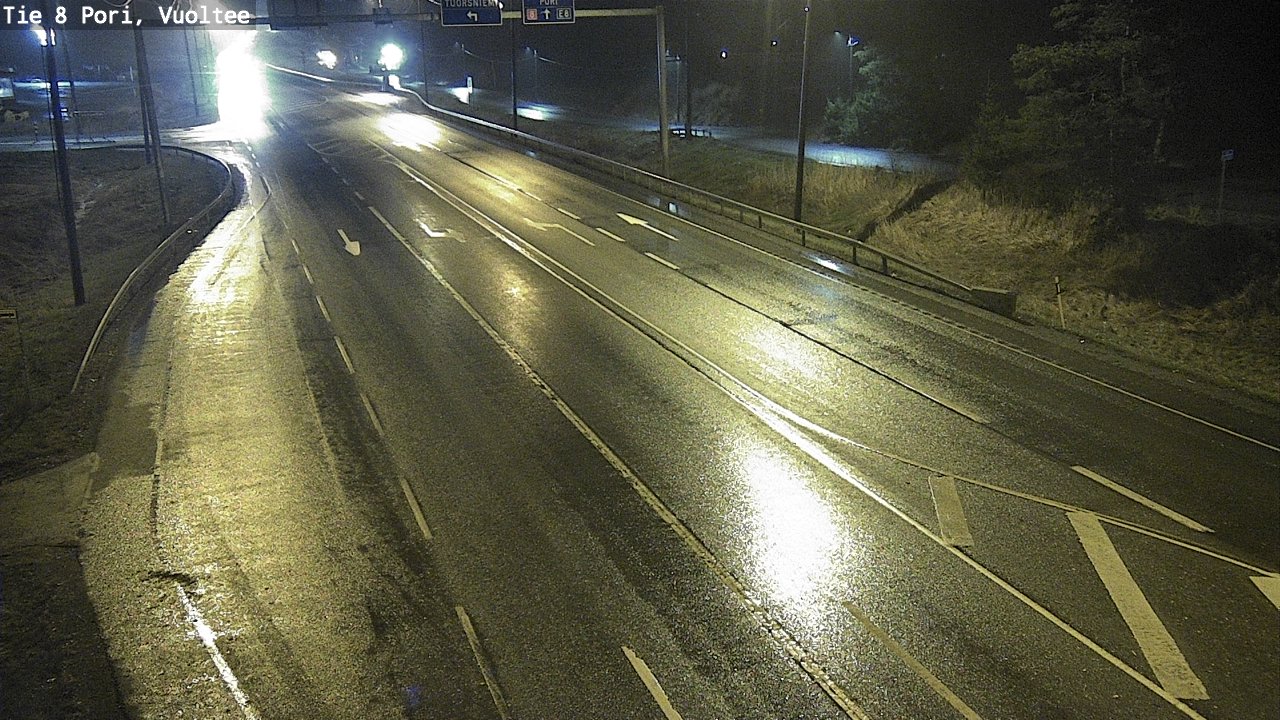Weather Camera Image Road 8 Pori, Vuoltee, Pori, Satakunta
