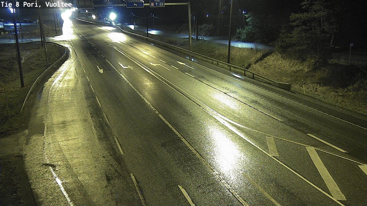 Weather Camera Image Road 8 Pori, Vuoltee, Pori, Satakunta