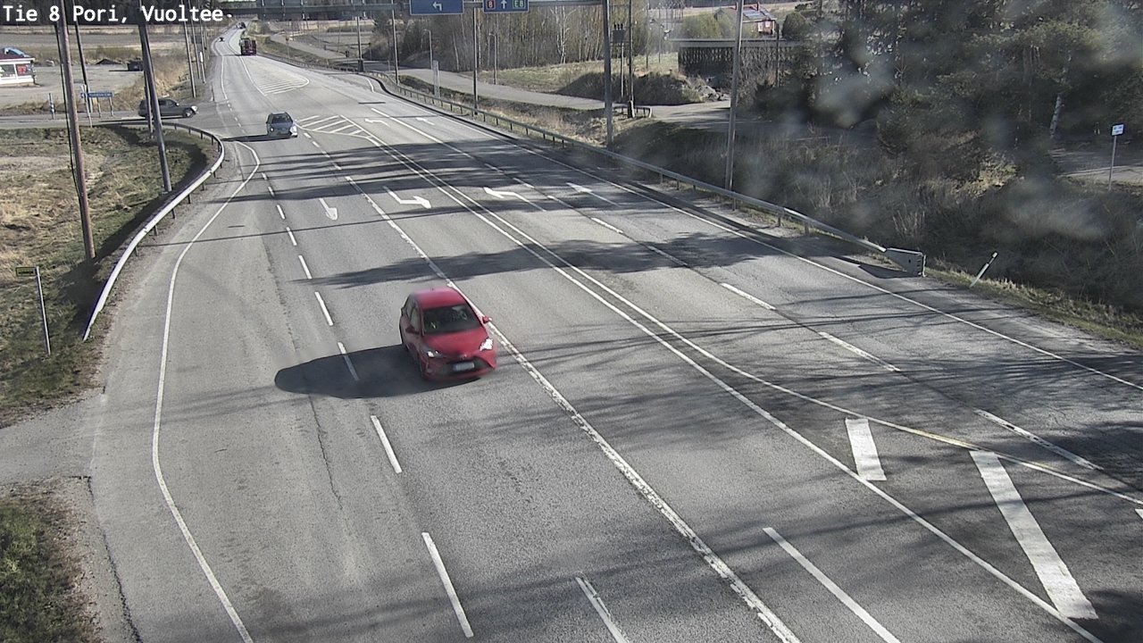 Weather Camera Image Väg 8 Björneborg, Vuoltee, Pori, Satakunta