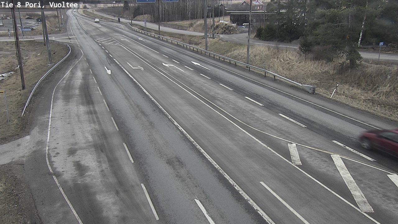 Weather Camera Image Väg 8 Björneborg, Vuoltee, Pori, Satakunta