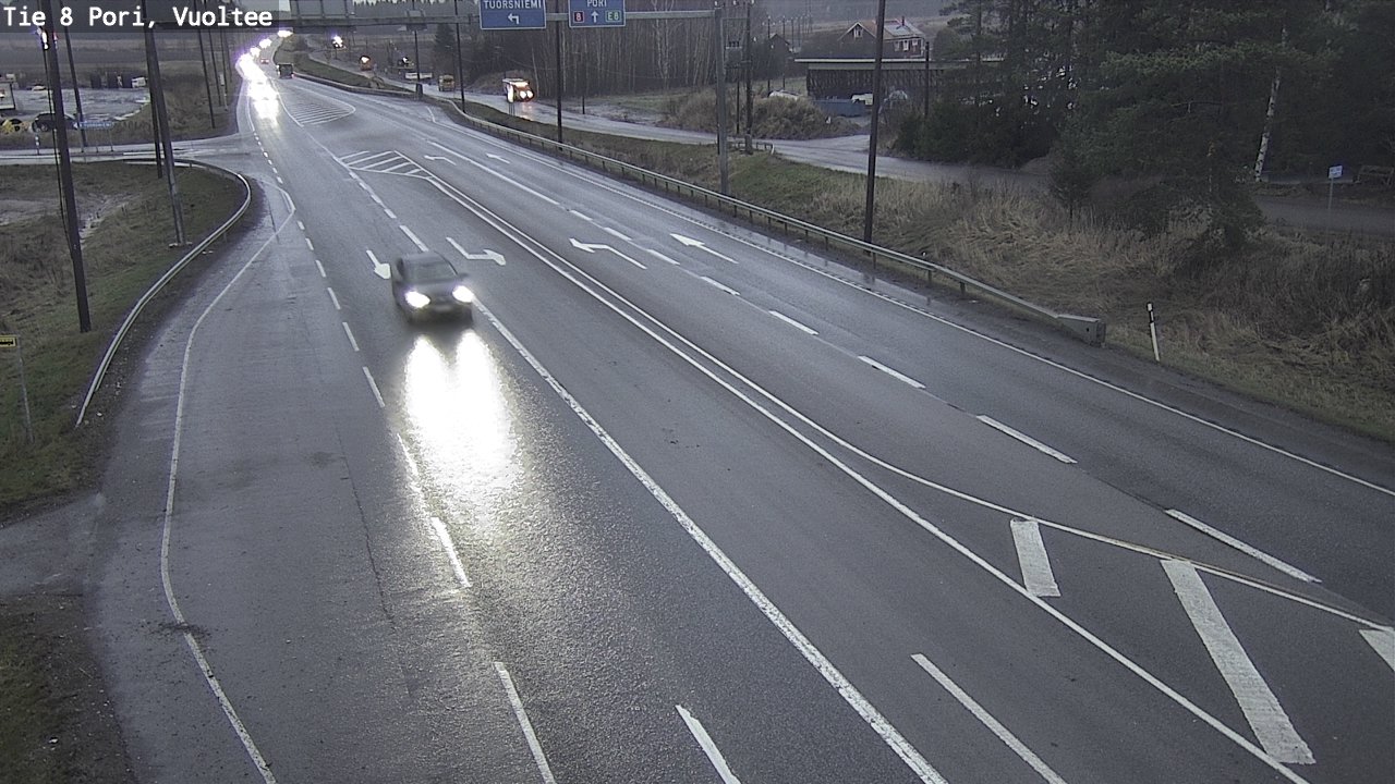 Weather Camera Image Road 8 Pori, Vuoltee, Pori, Satakunta