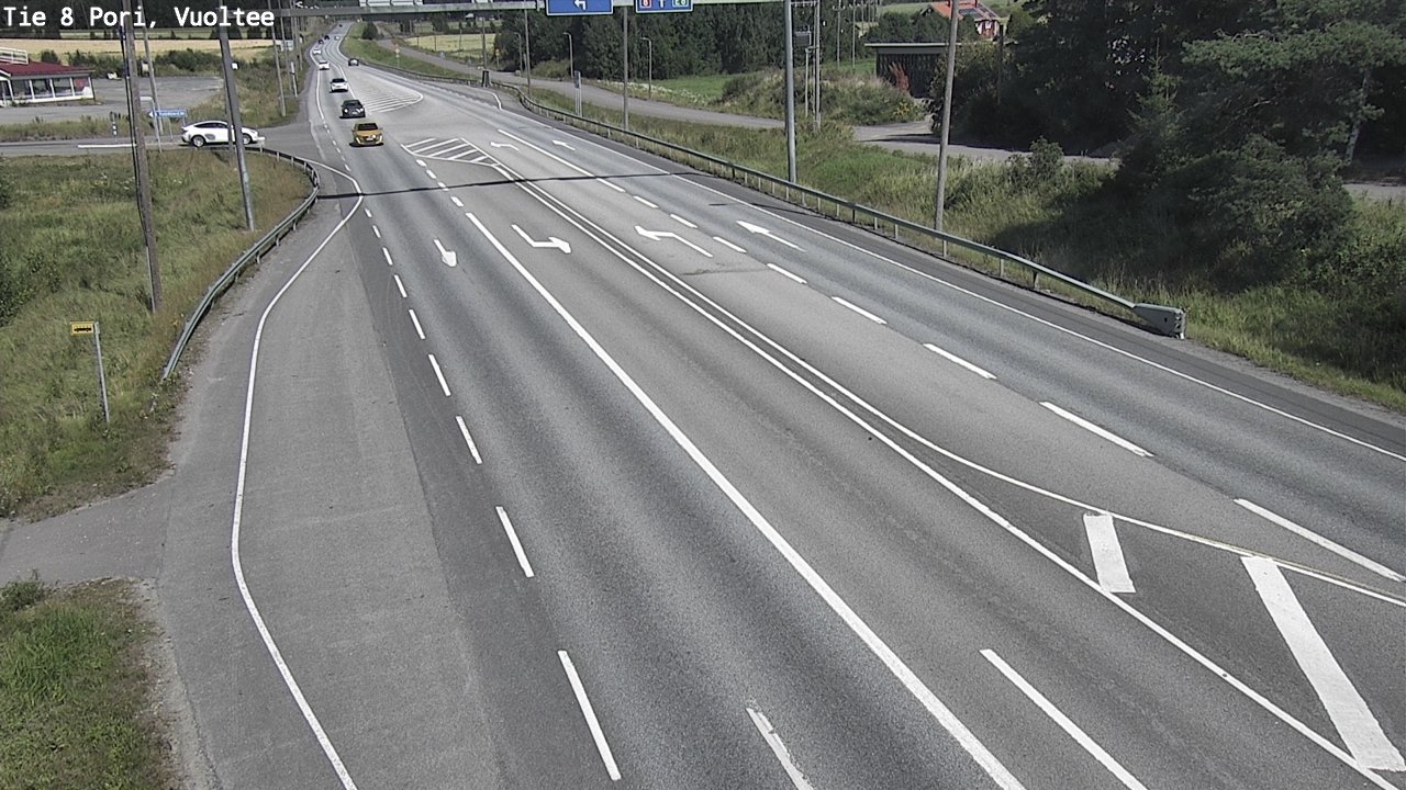 Kelikamerat Kuva Tie 8 Pori, Vuoltee, Pori, Satakunta