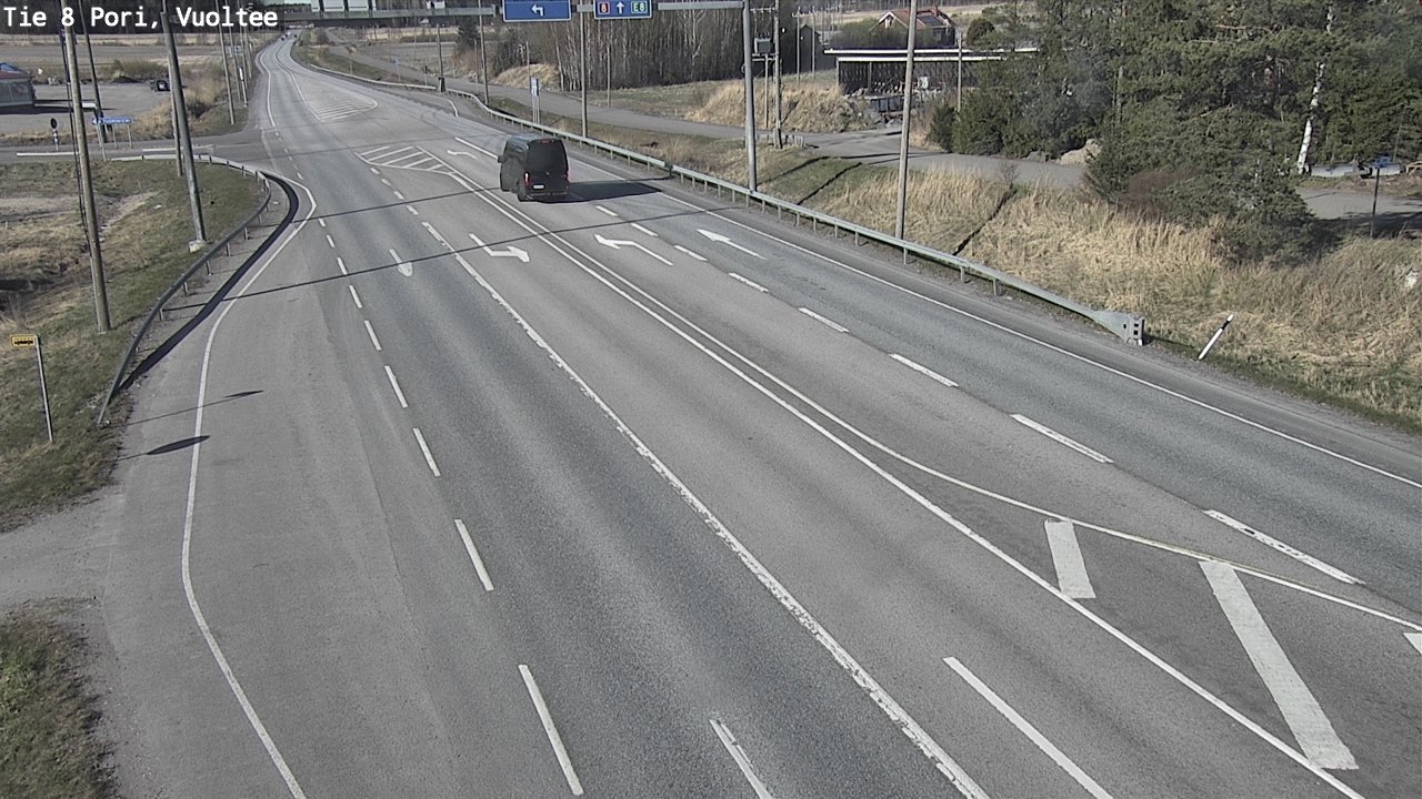 Weather Camera Image Väg 8 Björneborg, Vuoltee, Pori, Satakunta