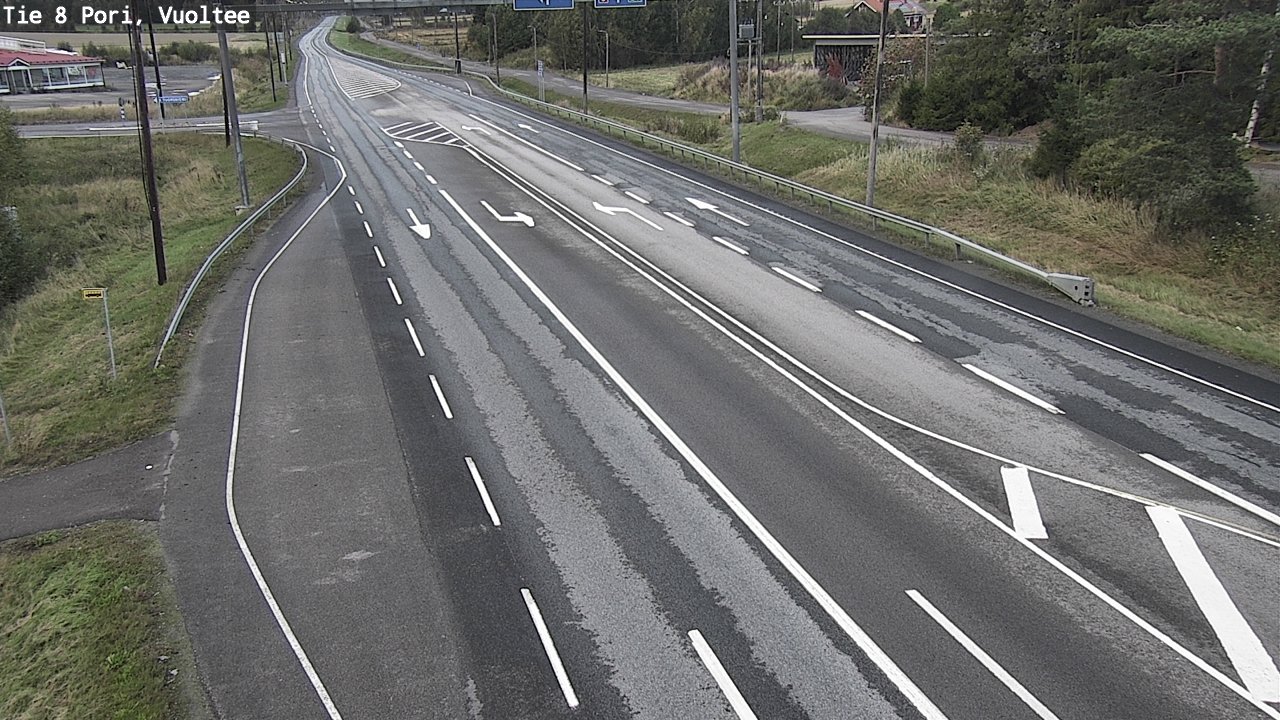 Weather Camera Image Road 8 Pori, Vuoltee, Pori, Satakunta
