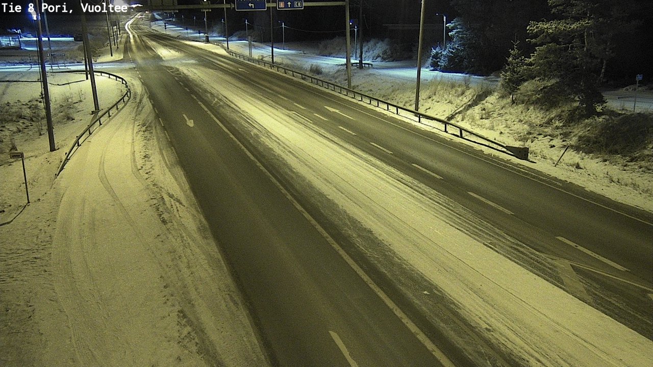 Kelikamerat Kuva Tie 8 Pori, Vuoltee, Pori, Satakunta