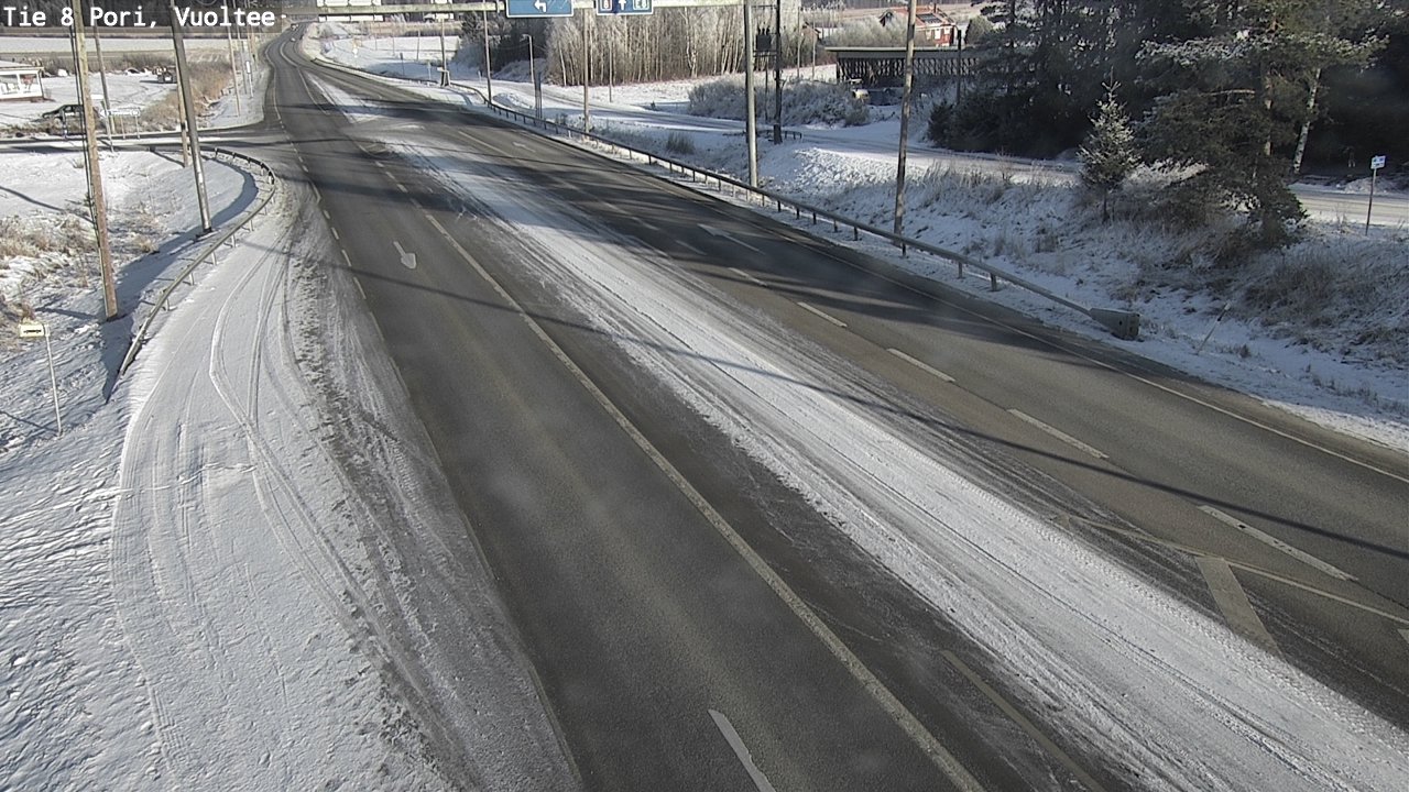 Weather Camera Image Road 8 Pori, Vuoltee, Pori, Satakunta