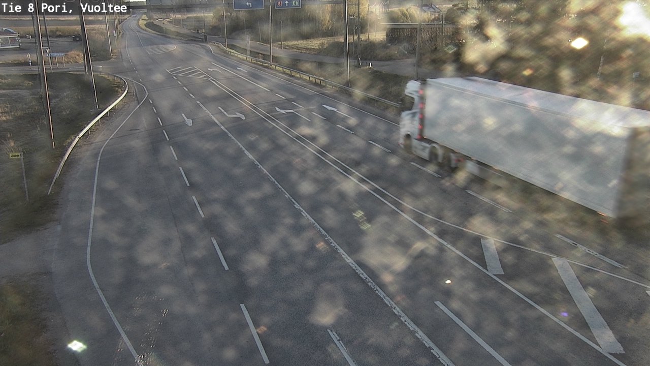 Weather Camera Image Road 8 Pori, Vuoltee, Pori, Satakunta