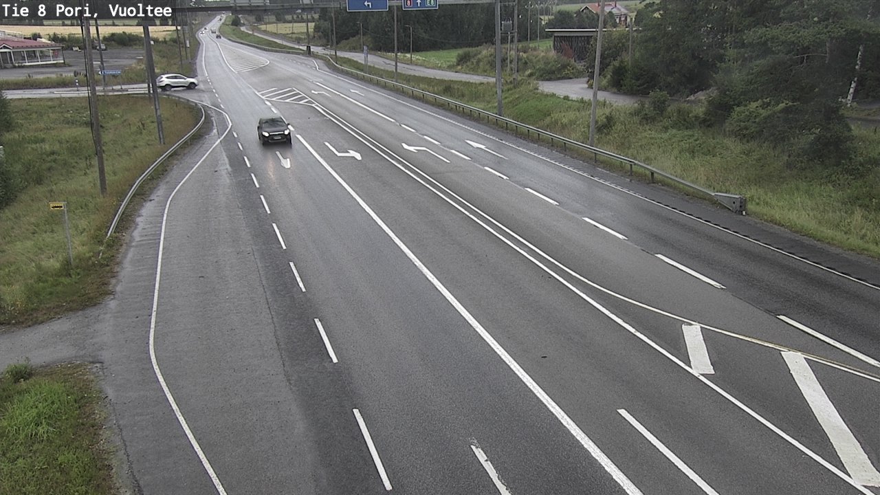 Weather Camera Image Road 8 Pori, Vuoltee, Pori, Satakunta