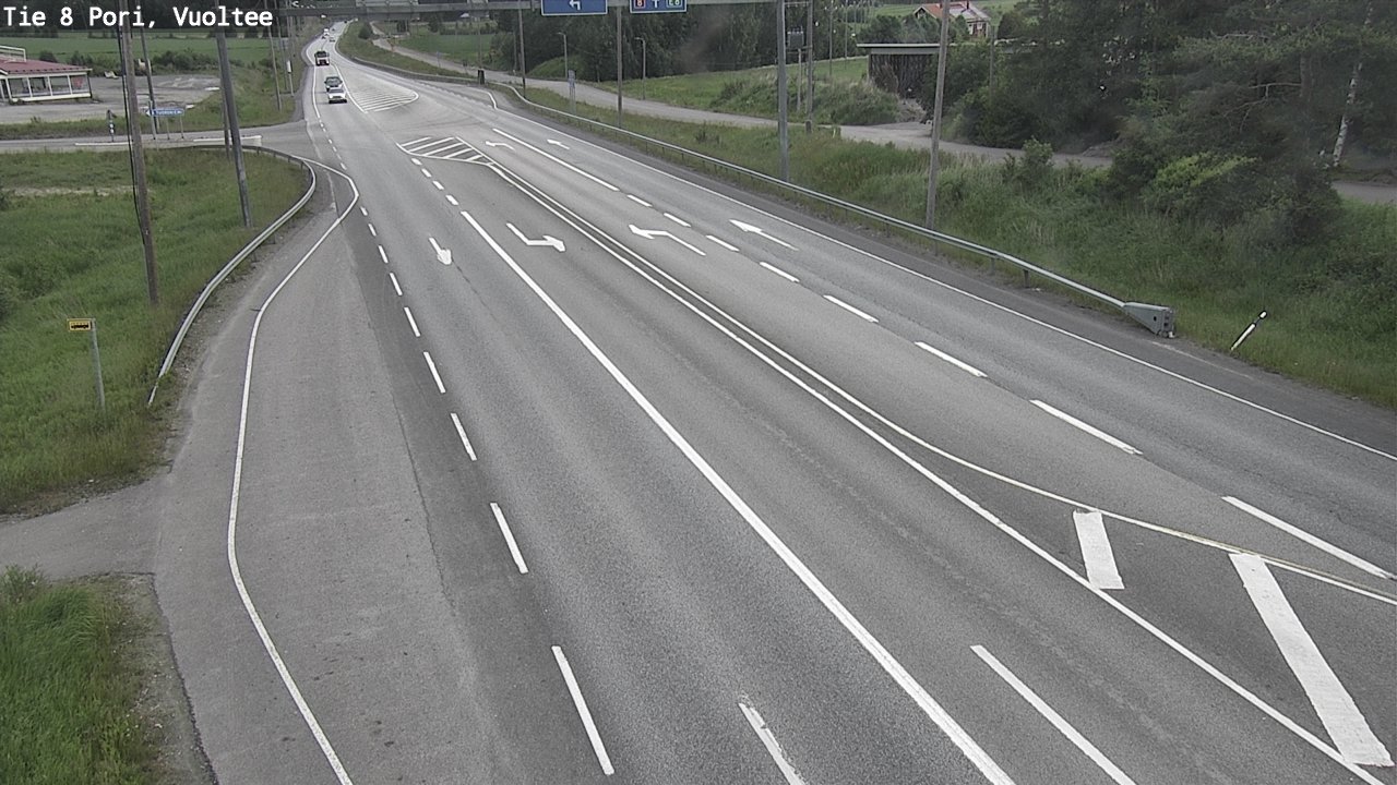 Weather Camera Image Väg 8 Björneborg, Vuoltee, Pori, Satakunta