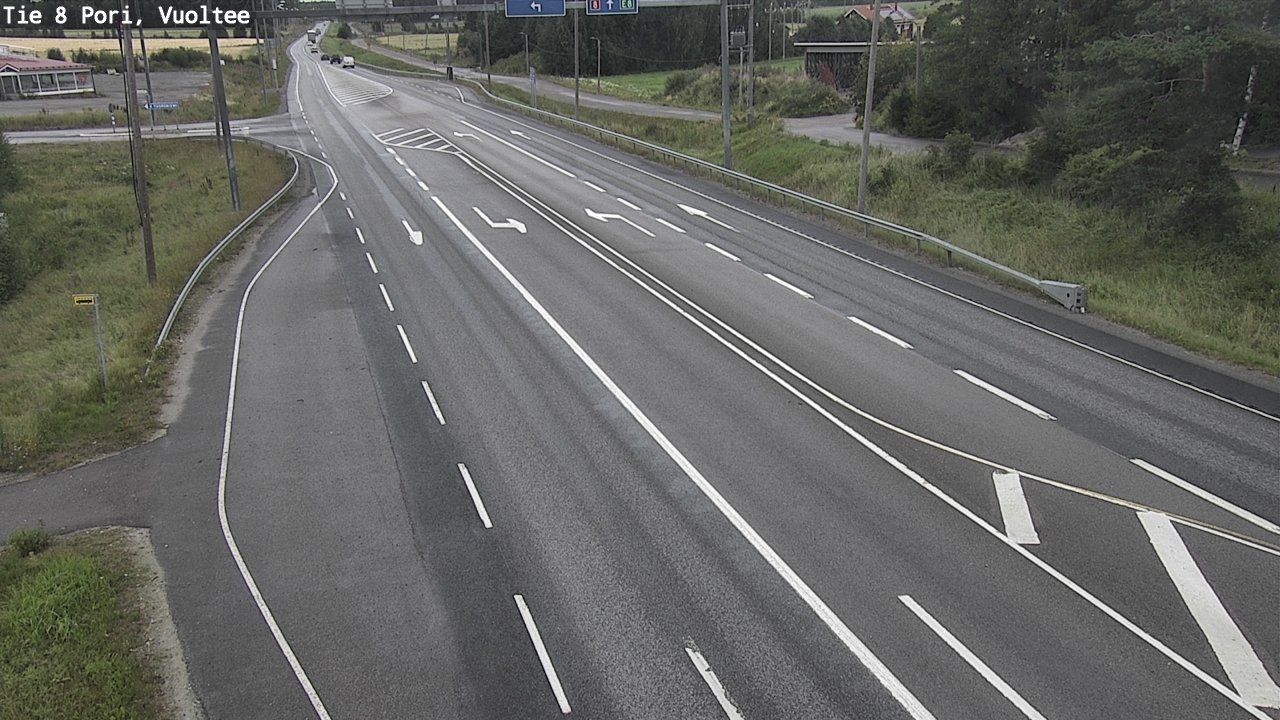 Weather Camera Image Road 8 Pori, Vuoltee, Pori, Satakunta