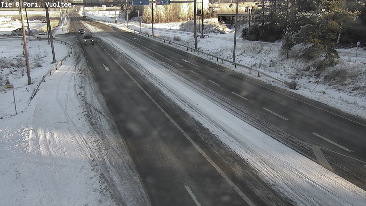 Weather Camera Image Road 8 Pori, Vuoltee, Pori, Satakunta