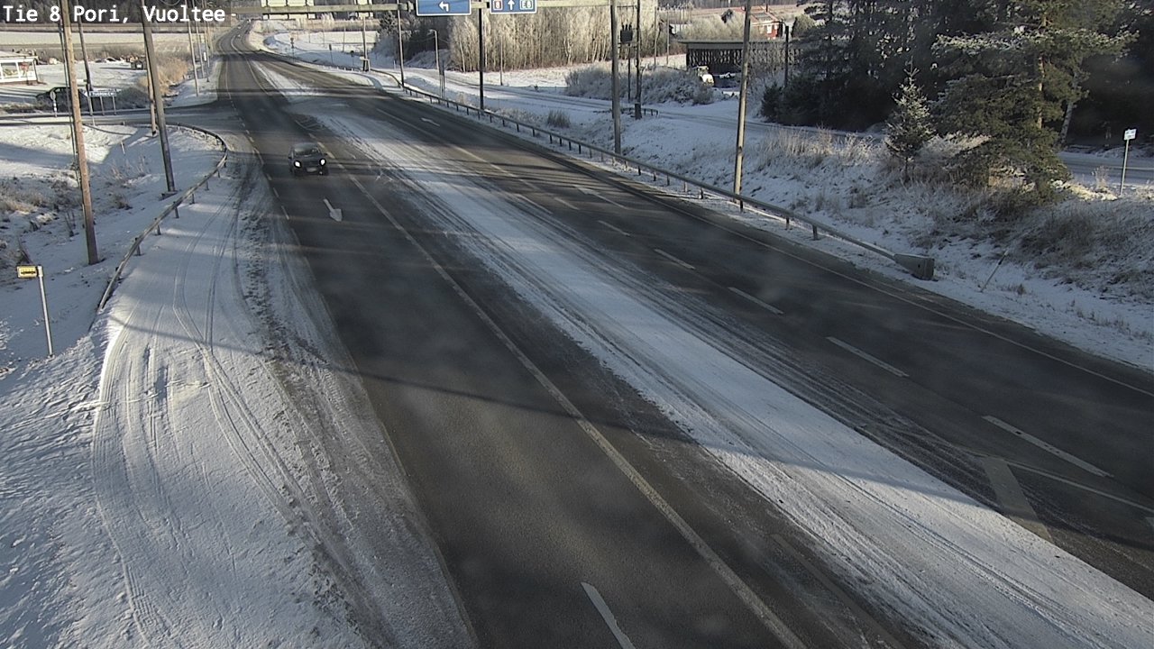 Weather Camera Image Road 8 Pori, Vuoltee, Pori, Satakunta