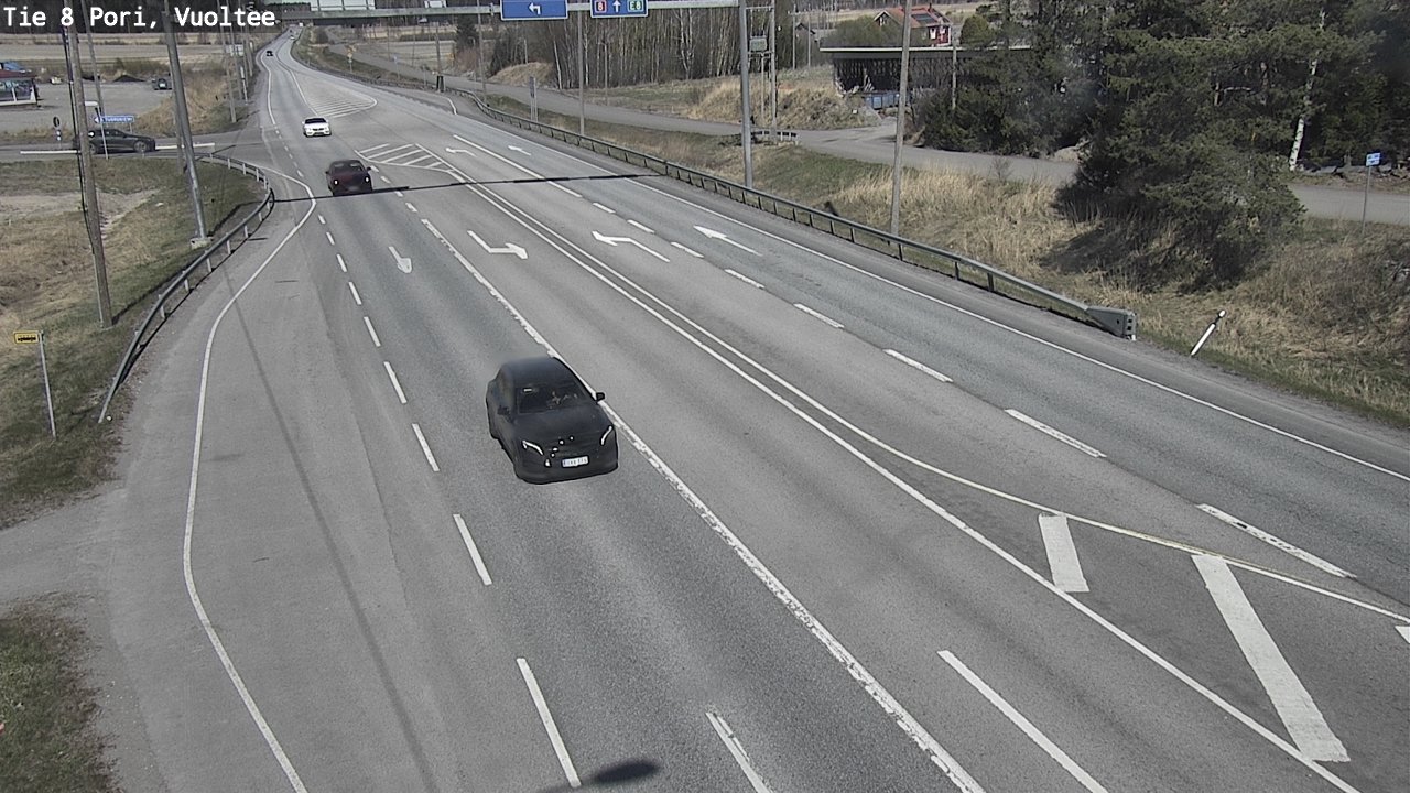 Weather Camera Image Väg 8 Björneborg, Vuoltee, Pori, Satakunta