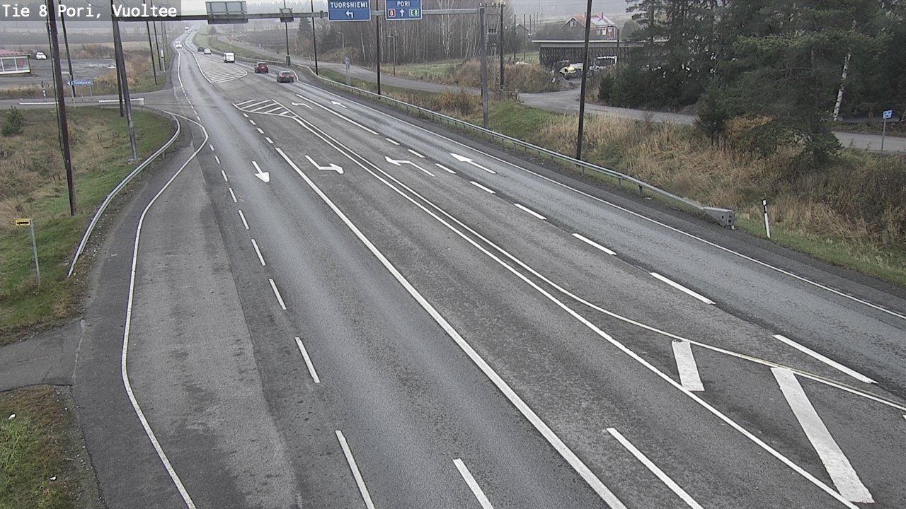 Kelikamerat Kuva Tie 8 Pori, Vuoltee, Pori, Satakunta