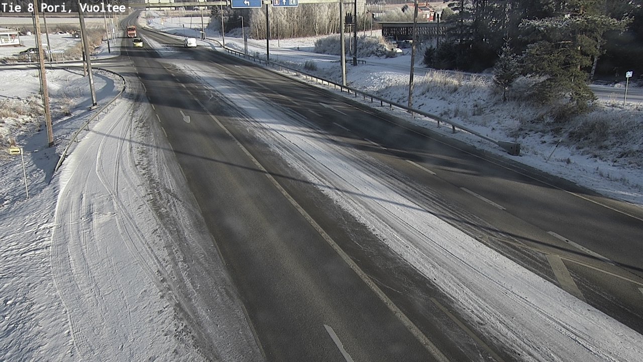 Weather Camera Image Road 8 Pori, Vuoltee, Pori, Satakunta