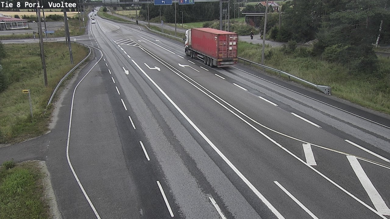 Weather Camera Image Road 8 Pori, Vuoltee, Pori, Satakunta