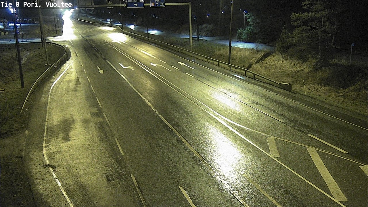 Weather Camera Image Road 8 Pori, Vuoltee, Pori, Satakunta