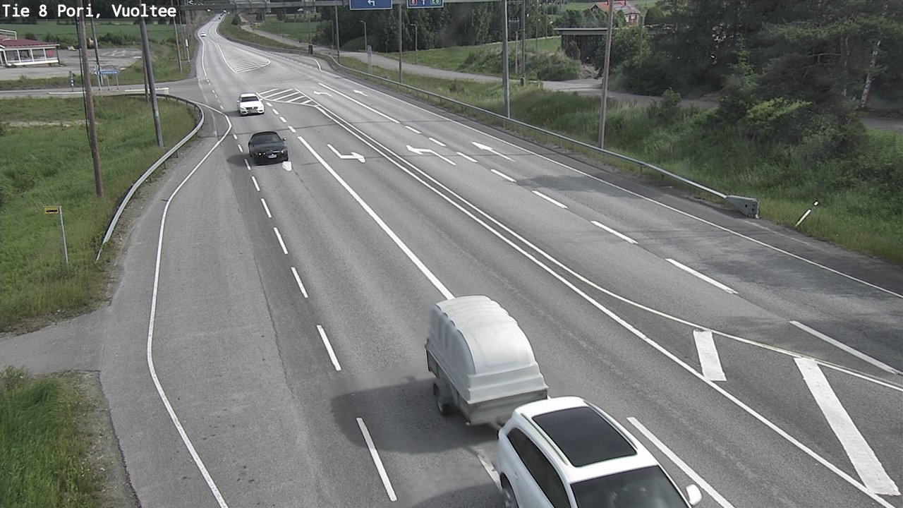 Weather Camera Image Väg 8 Björneborg, Vuoltee, Pori, Satakunta