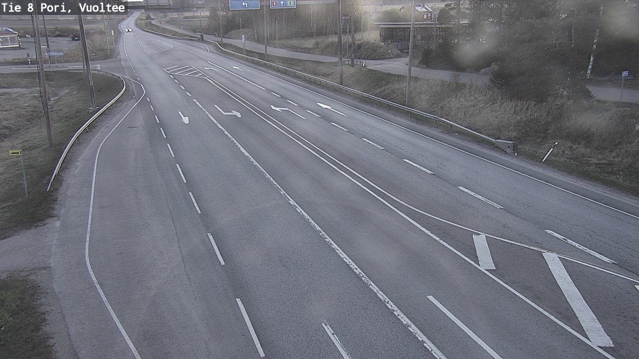 Weather Camera Image Road 8 Pori, Vuoltee, Pori, Satakunta
