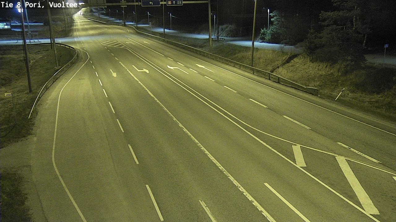 Weather Camera Image Road 8 Pori, Vuoltee, Pori, Satakunta