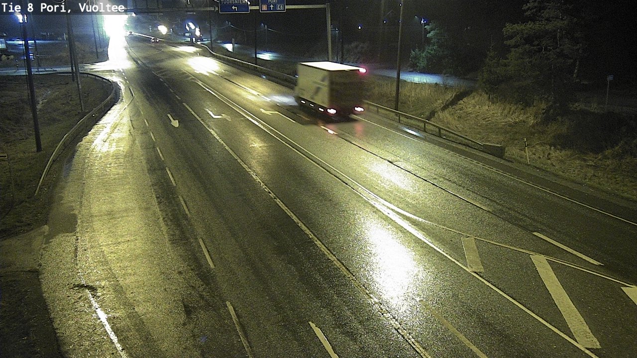 Weather Camera Image Road 8 Pori, Vuoltee, Pori, Satakunta