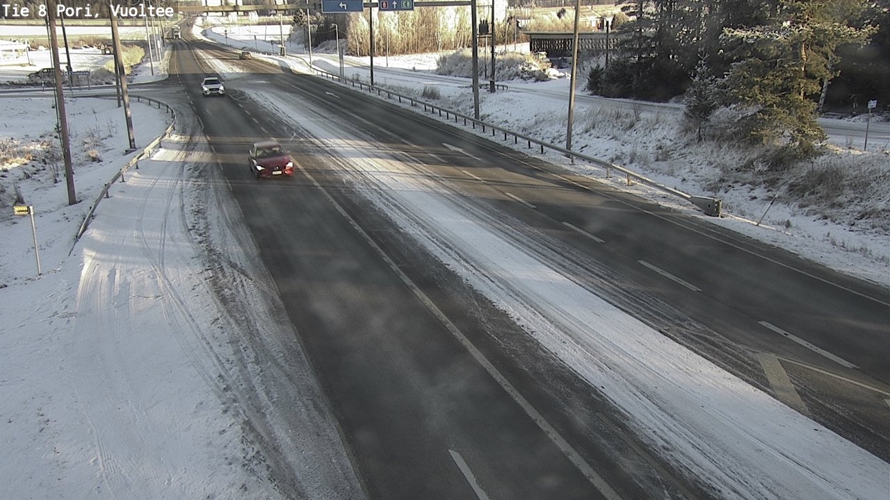 Weather Camera Image Road 8 Pori, Vuoltee, Pori, Satakunta