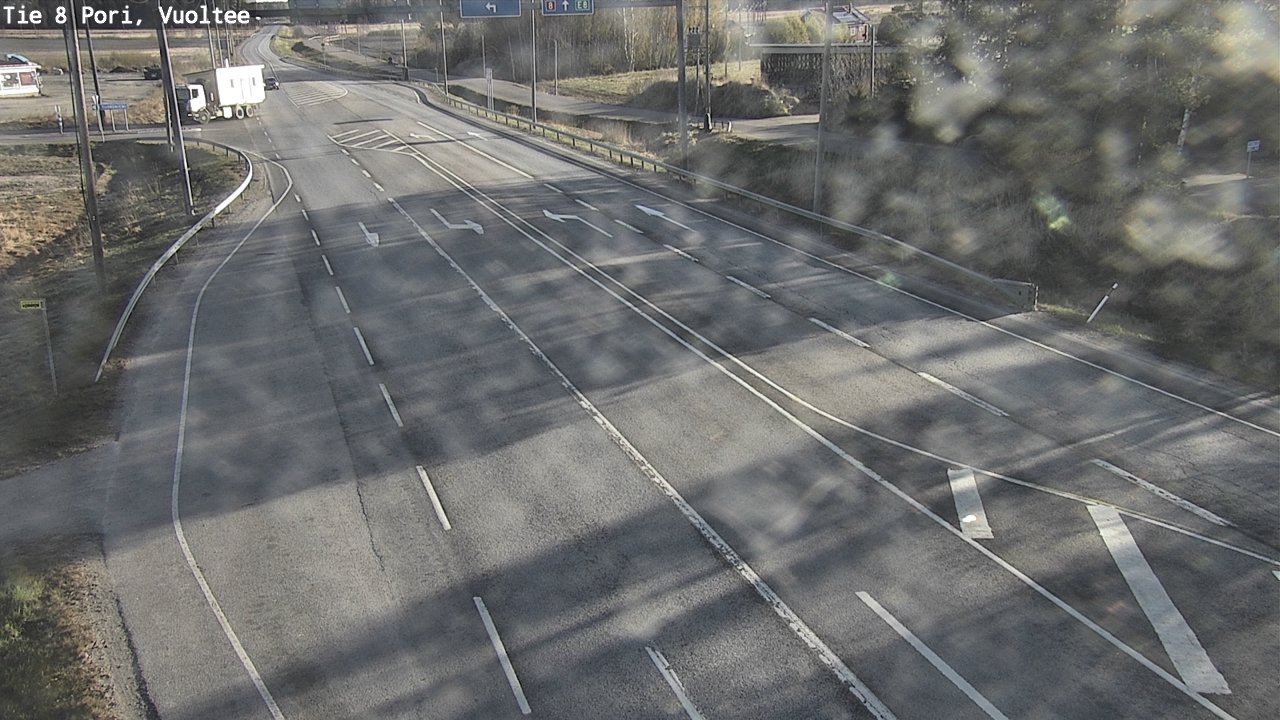 Weather Camera Image Väg 8 Björneborg, Vuoltee, Pori, Satakunta