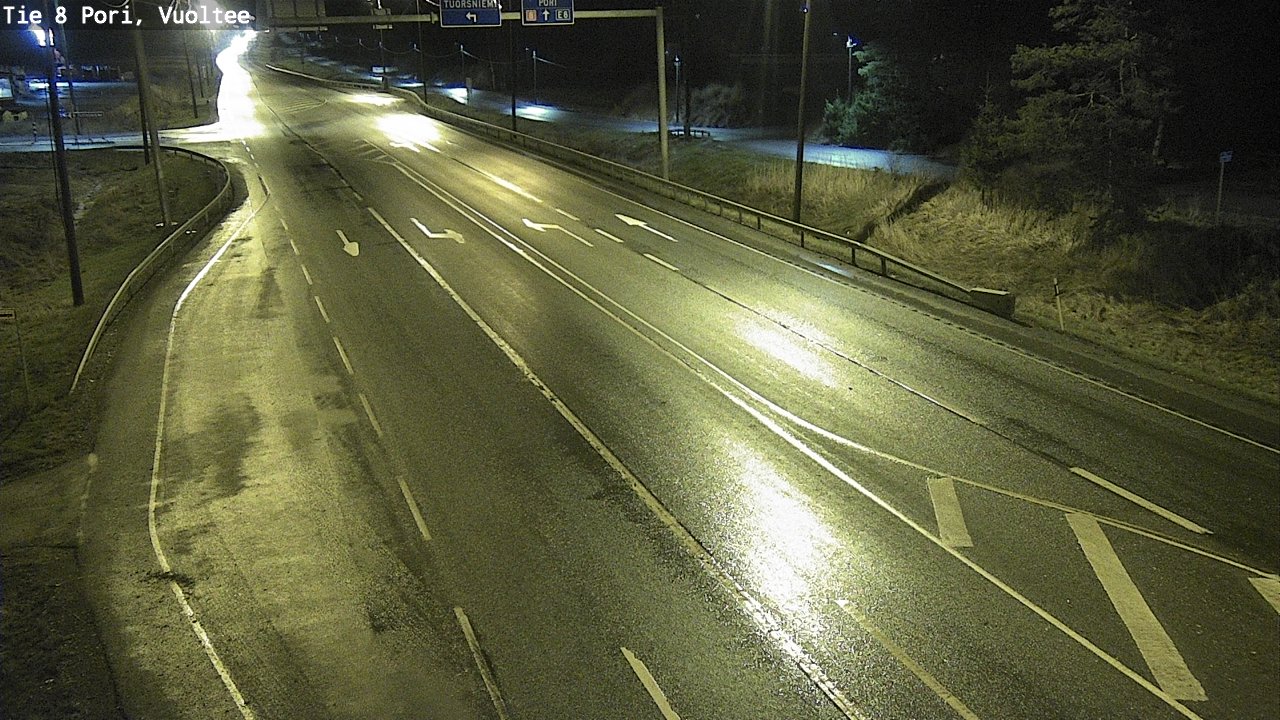 Weather Camera Image Road 8 Pori, Vuoltee, Pori, Satakunta