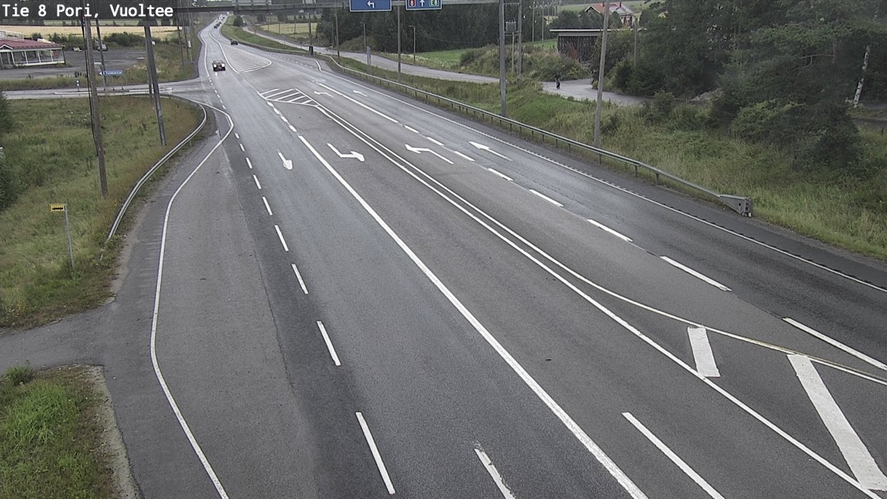 Weather Camera Image Road 8 Pori, Vuoltee, Pori, Satakunta