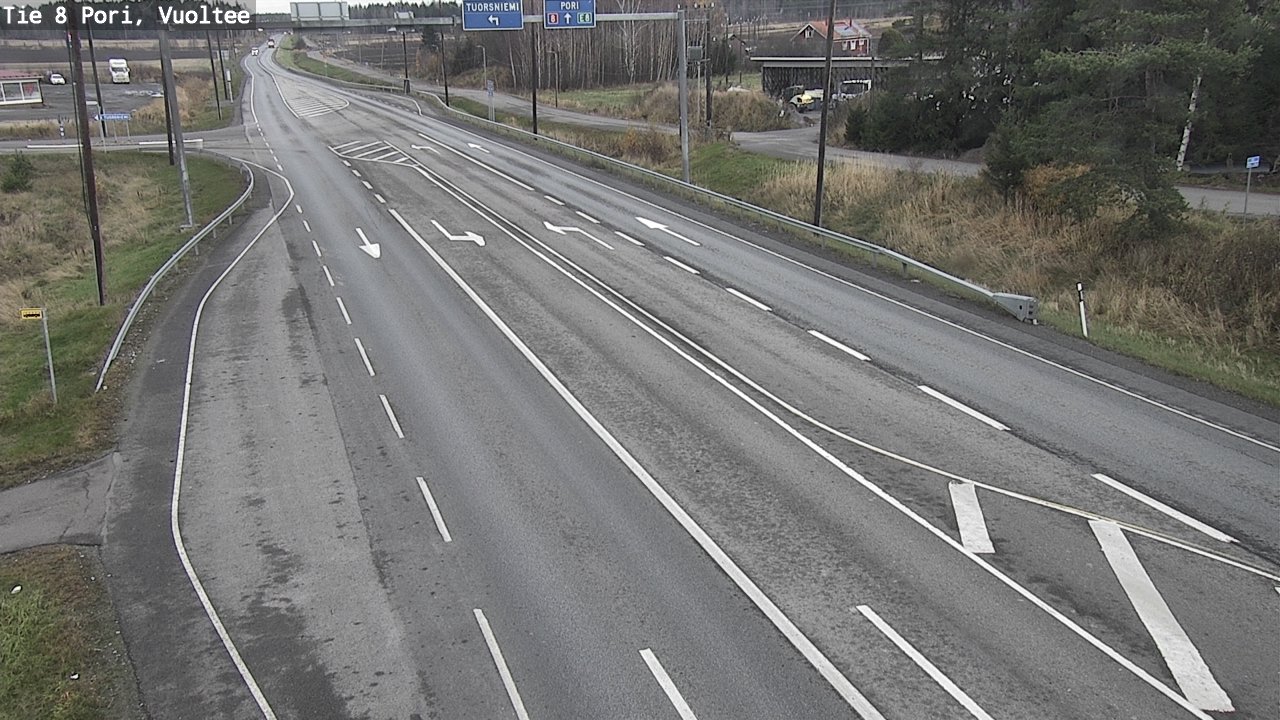 Kelikamerat Kuva Tie 8 Pori, Vuoltee, Pori, Satakunta