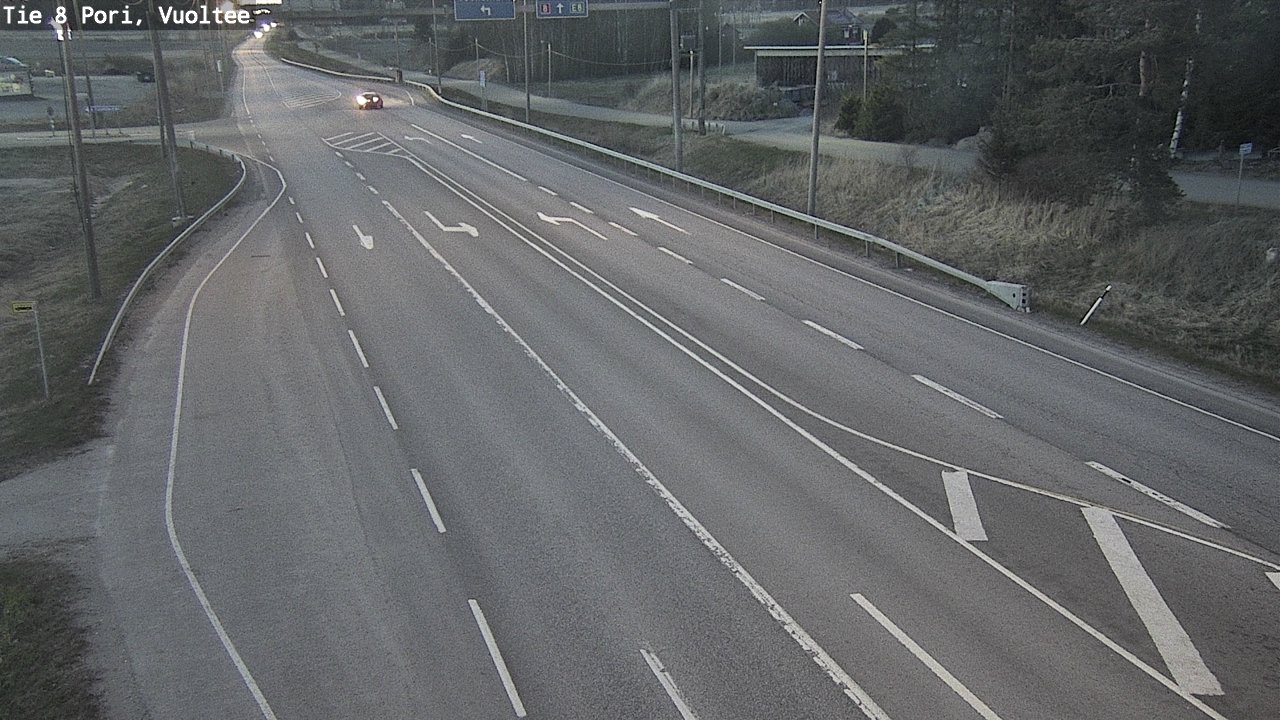 Weather Camera Image Väg 8 Björneborg, Vuoltee, Pori, Satakunta