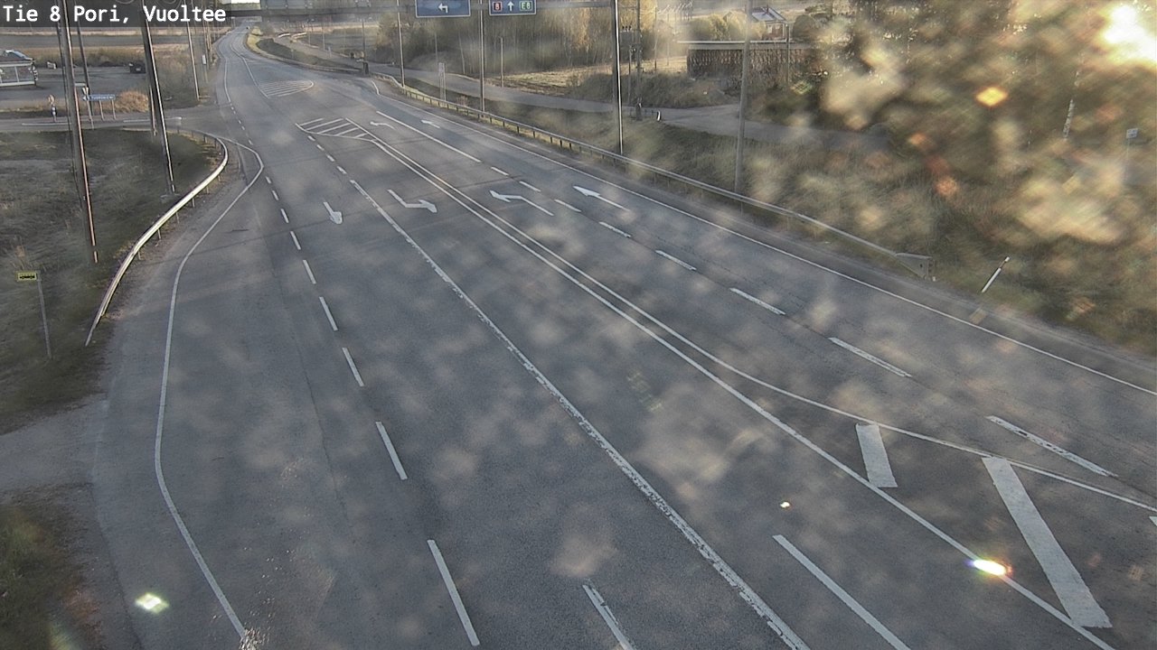 Weather Camera Image Road 8 Pori, Vuoltee, Pori, Satakunta