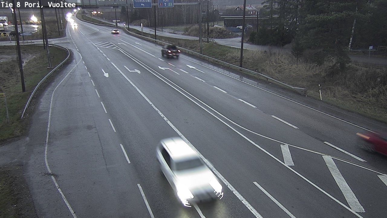 Weather Camera Image Road 8 Pori, Vuoltee, Pori, Satakunta