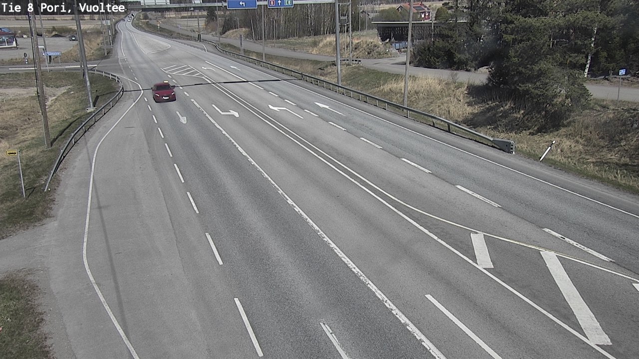 Weather Camera Image Väg 8 Björneborg, Vuoltee, Pori, Satakunta