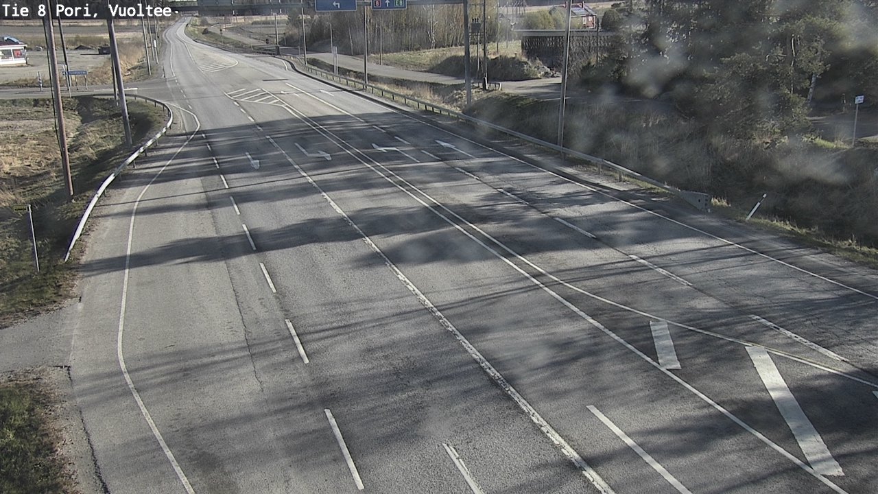 Weather Camera Image Väg 8 Björneborg, Vuoltee, Pori, Satakunta