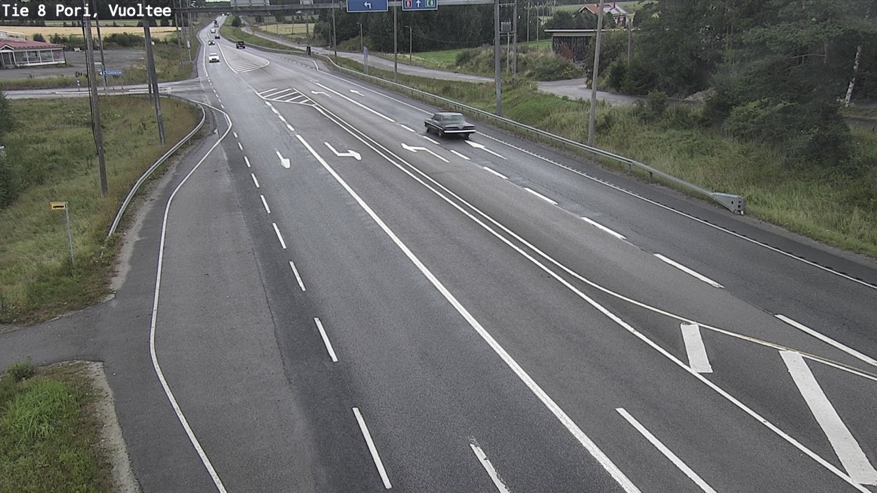 Weather Camera Image Väg 8 Björneborg, Vuoltee, Pori, Satakunta