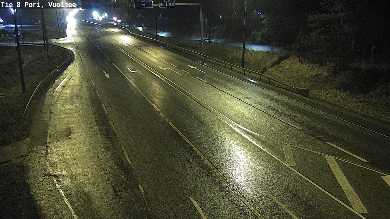 Weather Camera Image Road 8 Pori, Vuoltee, Pori, Satakunta