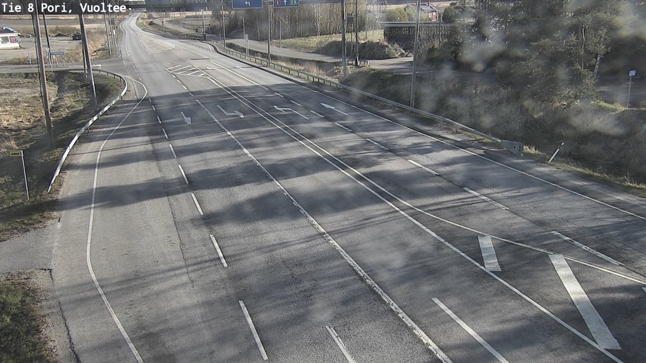 Weather Camera Image Väg 8 Björneborg, Vuoltee, Pori, Satakunta
