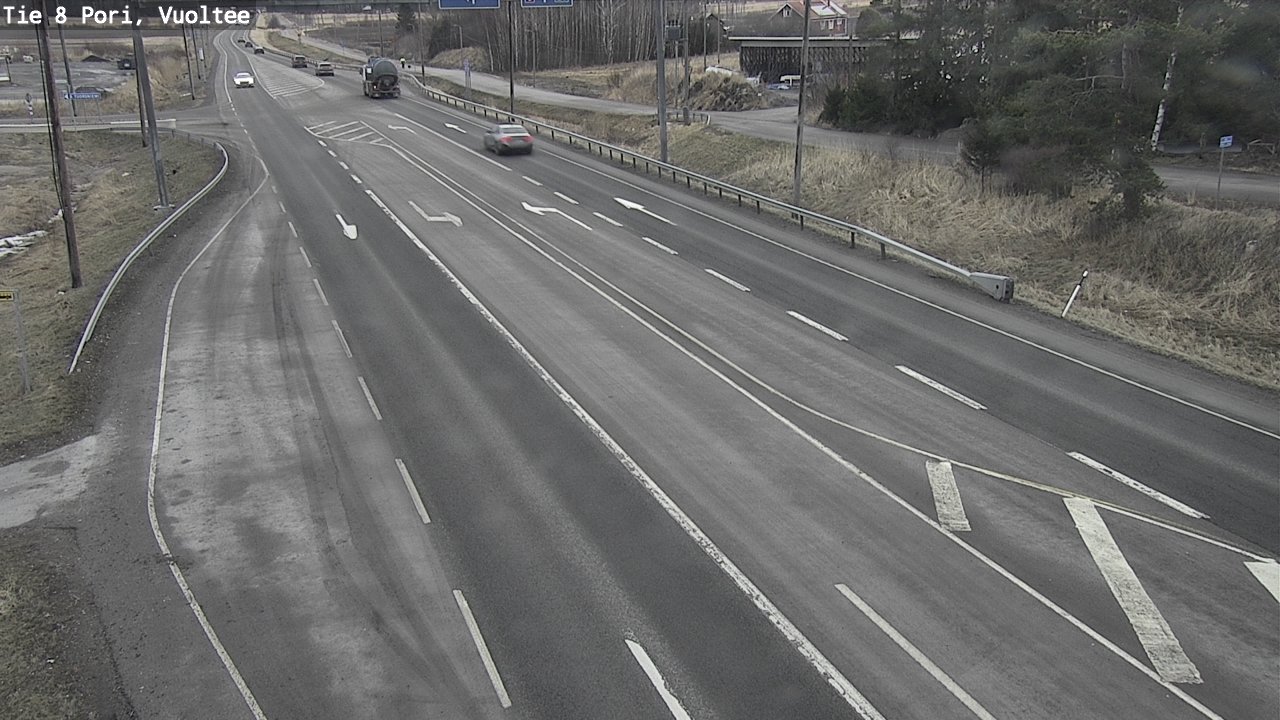 Kelikamerat Kuva Tie 8 Pori, Vuoltee, Pori, Satakunta