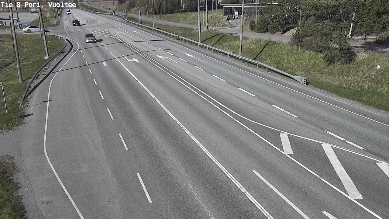 Weather Camera Image Väg 8 Björneborg, Vuoltee, Pori, Satakunta