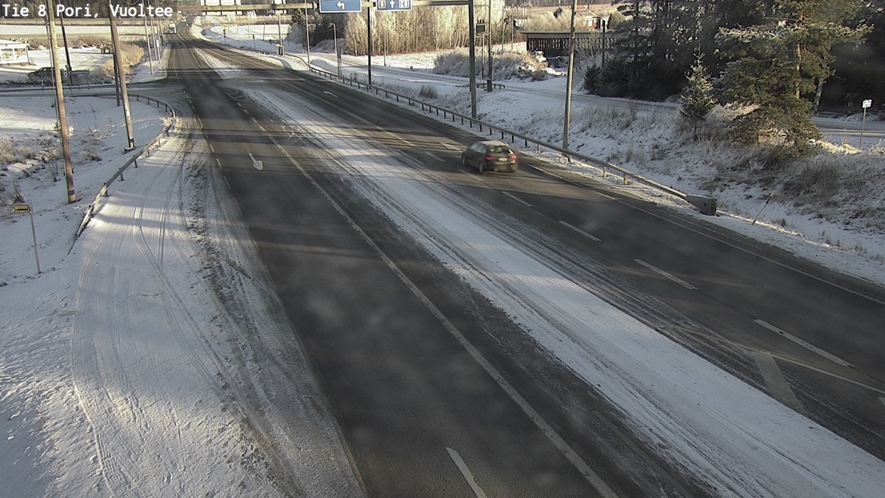 Weather Camera Image Road 8 Pori, Vuoltee, Pori, Satakunta