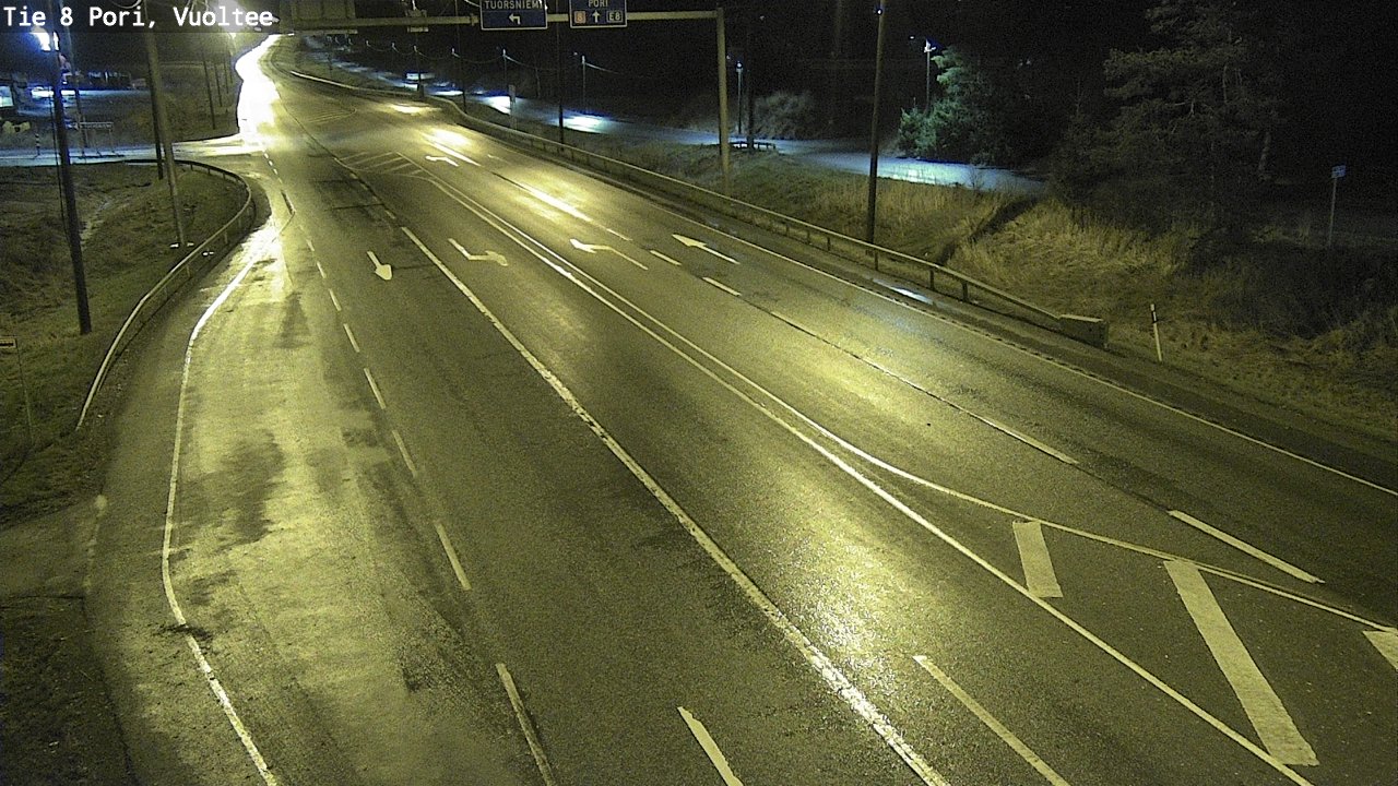 Weather Camera Image Road 8 Pori, Vuoltee, Pori, Satakunta