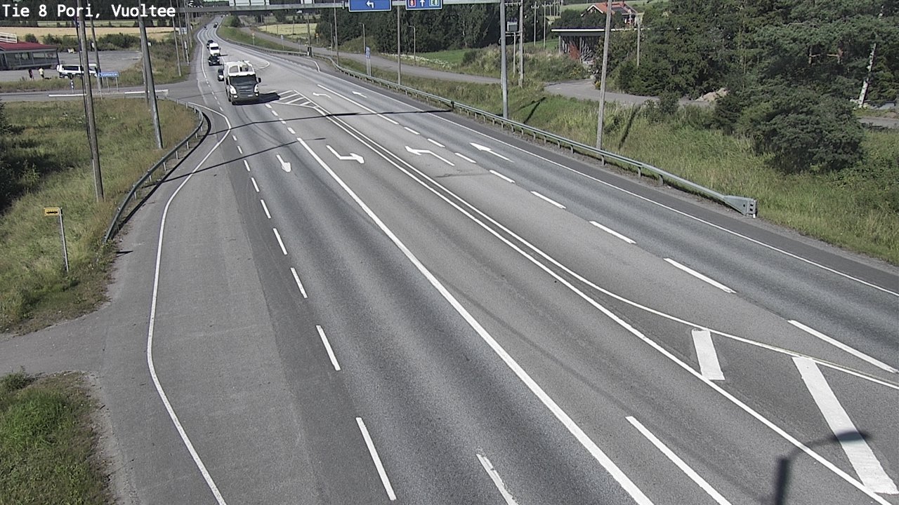 Kelikamerat Kuva Tie 8 Pori, Vuoltee, Pori, Satakunta